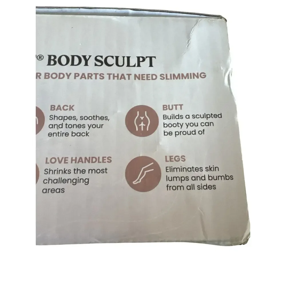 BYMCF Body Sculpting Machine Handheld Cellulite Massager w/ 3 Washable Pads New